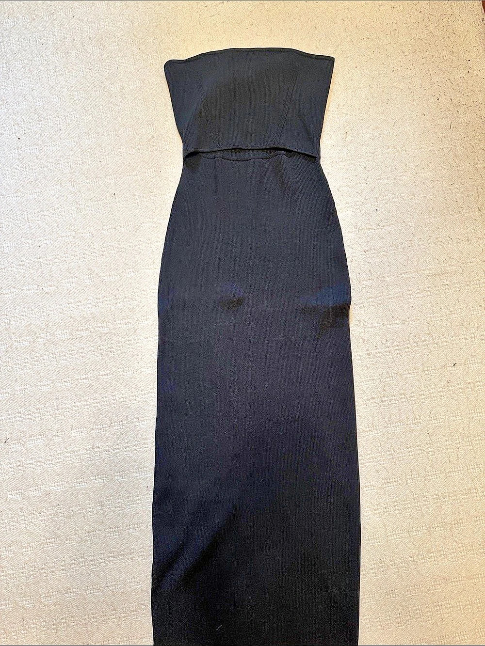 PrettyGarden Women's Bodycon Maxi Tube Dress Ribbed Strapless